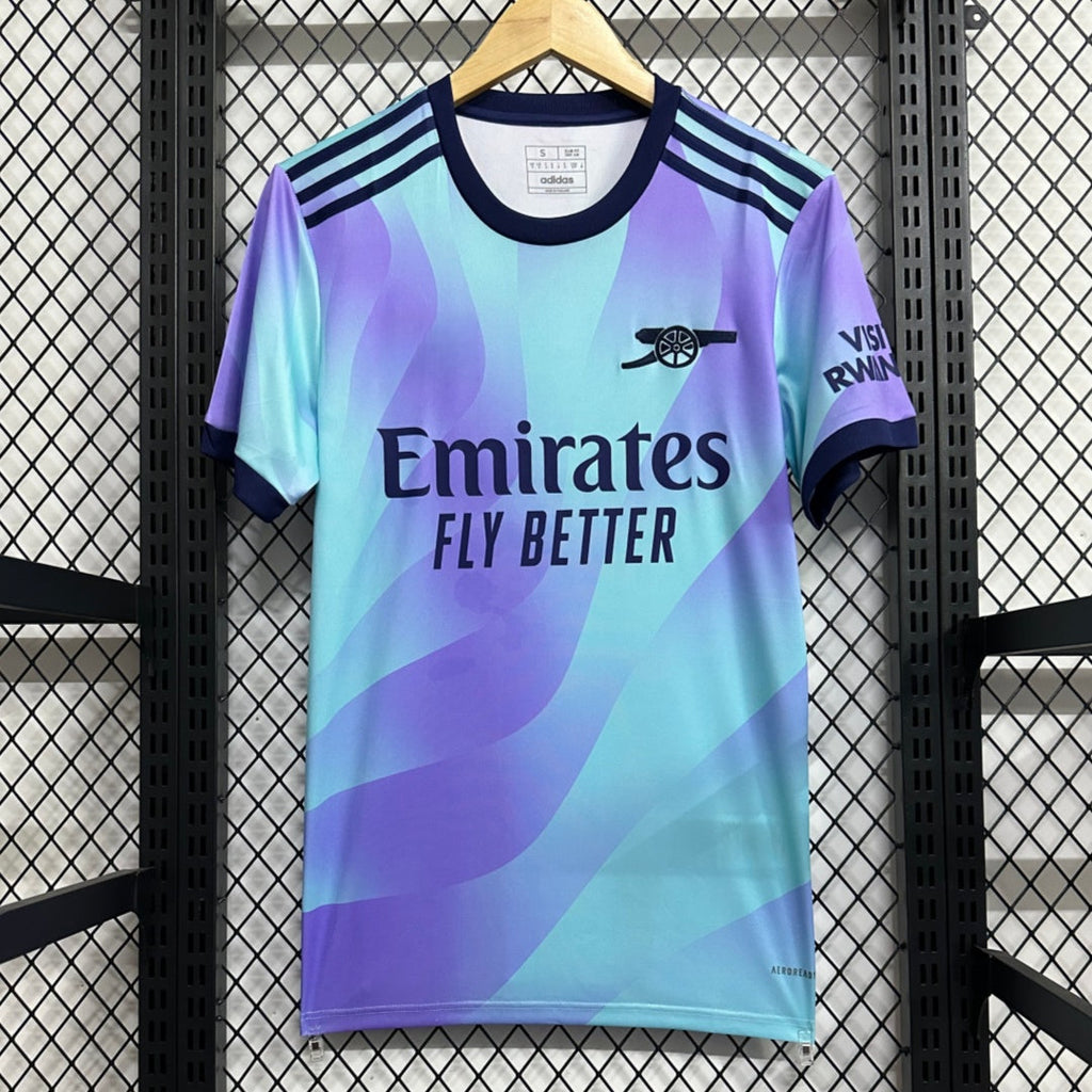 Maillot Arsenal 24/25 Third Le 12 -ème Maillot, maillot de football avec logo et design distinctif, vue de face.