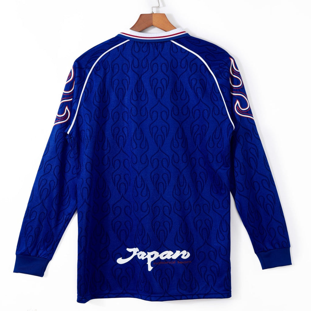 Maillot de football Japon 1998, domicile rétro, manches longues, marque Le 12 -ème Maillot, maillot de sport vintage.