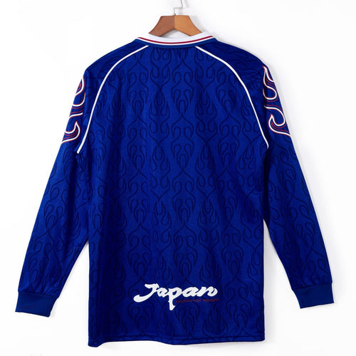 Maillot de football Japon 1998, domicile rétro, manches longues, marque Le 12 -ème Maillot, maillot de sport vintage.