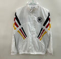 Veste coupe-vent réversible Le 12 -ème Maillot Allemagne blanche, légère et imperméable, affichant le logo sur la poitrine.
