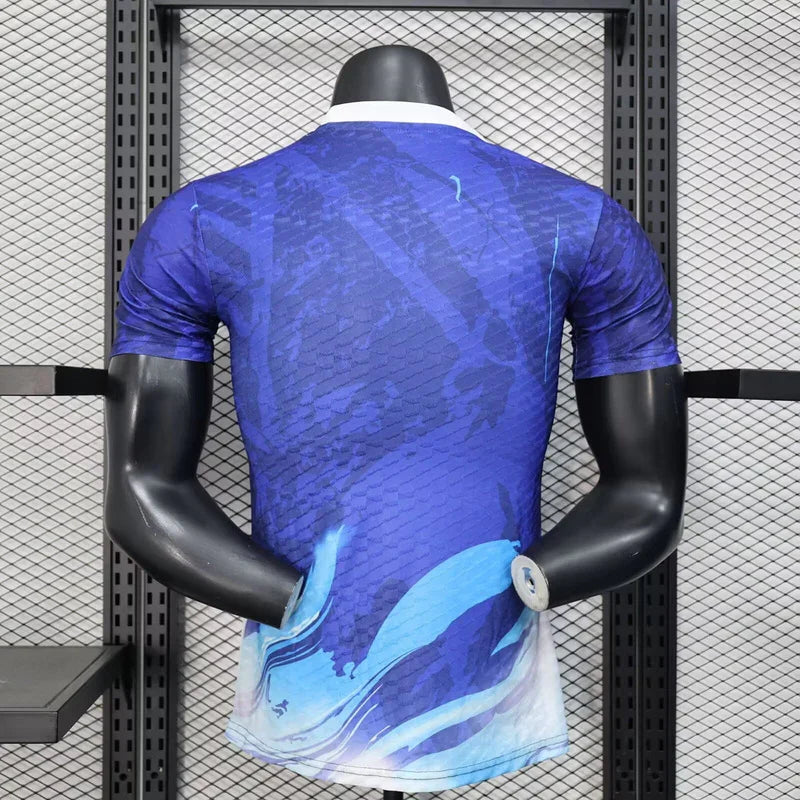 Maillot de football Japon concept 2025-26 Le 12 -ème Maillot, maillot sportif avec design moderne et logo du Japon.