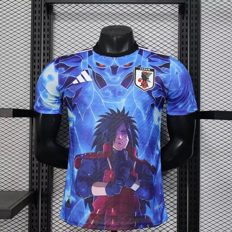 Maillot de football Japon concept 2025-26, conçu par Le 12 -ème Maillot, avec design moderne et détails sportifs visibles.