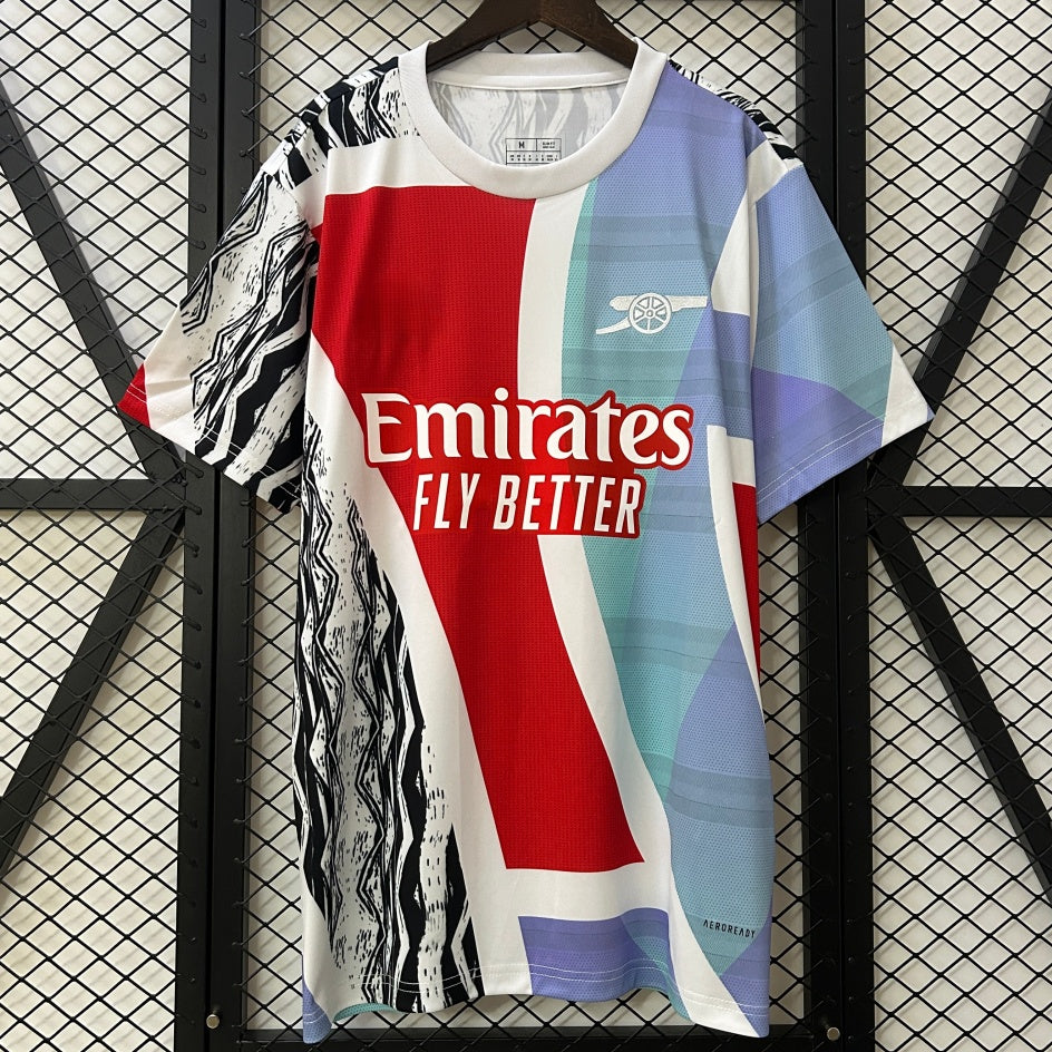 Maillot de football Arsenal 2024/2025, modèle spécial C, par Le 12 -ème Maillot, avec logo et design distinctif.