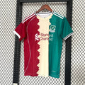 Maillot de football Liverpool 25/26 en bleu et blanc, marque Le 12 -ème Maillot, avec logo et design spécial eagle visible.