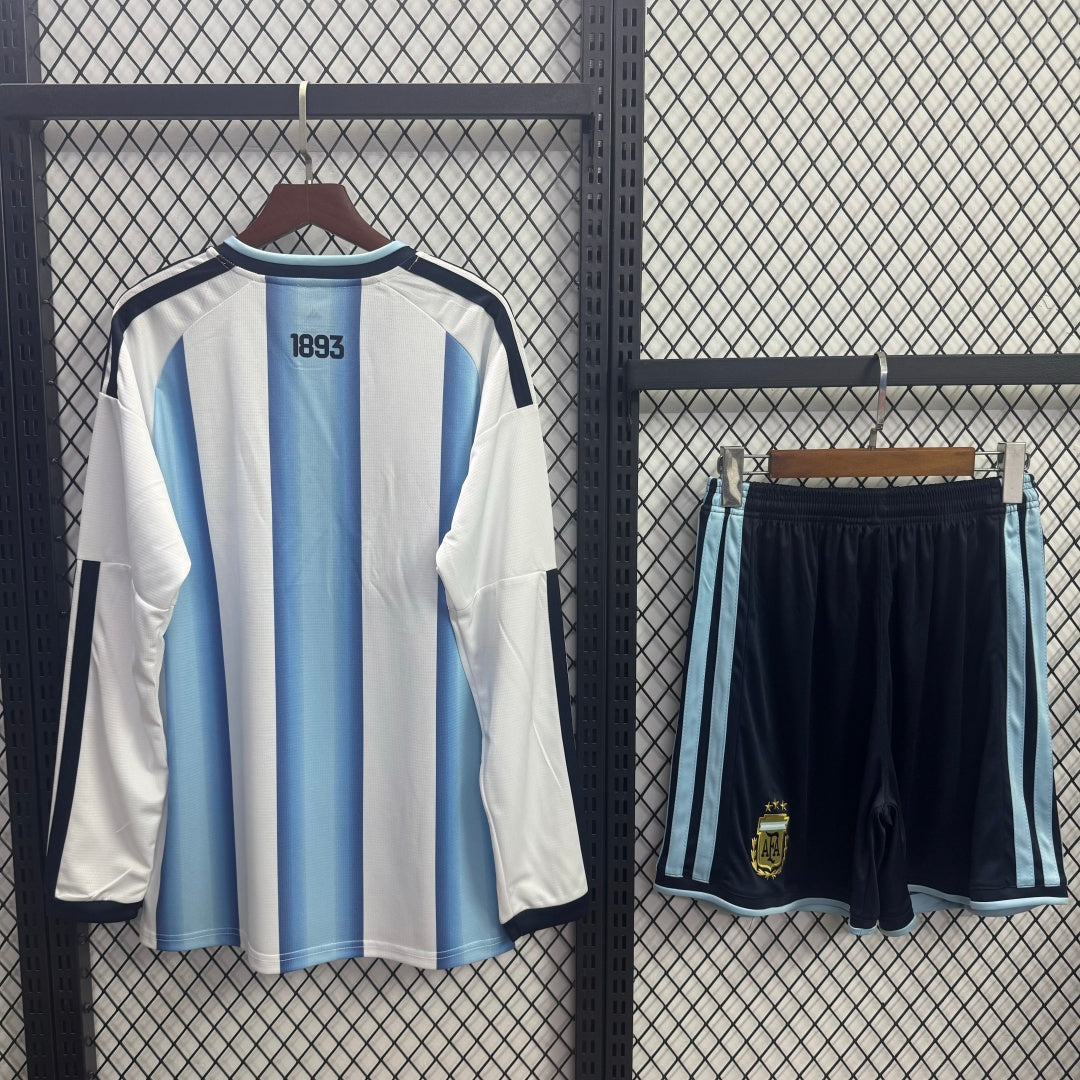 Ensemble de football domicile Argentine 25/26, maillot à manches longues pour adulte, marque Le 12 -ème Maillot.