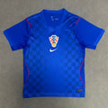 Maillot extérieur 25/26 de la Croatie, marque Le 12-ème Maillot, vue du devant avec détails du design et logo officiel.