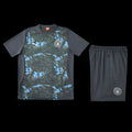 Ensemble Manchester City de la marque Le 12 -ème Maillot, maillot de football bleu avec logo et détails du club.