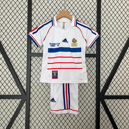Ensemble enfant France rétro Le 12-ème Maillot pour 24/25 ans, vêtements pour garçon ou fille, style vintage.