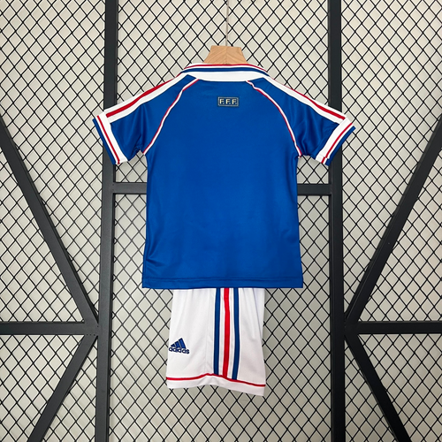 Ensemble enfant France rétro 24/25 ans par Le 12 -ème Maillot, vêtements pour garçon ou fille, style vintage coloré