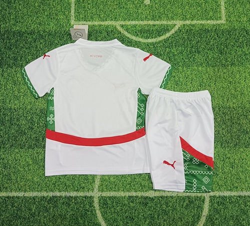 Ensemble pour enfant Le 12 -ème Maillot Maroc blanc, vêtements 24/25 ans, style confortable et élégant.