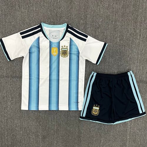 Ensemble enfant Argentine Domicile Le 12 -ème Maillot, maillot et shorts pour enfant 25/26, vêtements de sport colorés.