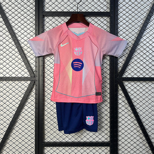Ensemble pour enfant 25/26 Le 12 -ème Maillot Barcelone Rose, vêtement adorable pour garçon ou fille.