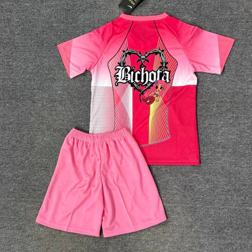 Ensemble enfant Barcelone spécial rose Le 12-ème Maillot, taille 25/26, vêtements confortables pour jeunes enfants.