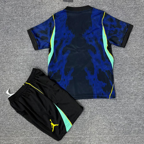 Ensemble enfant Brésil extérieur Le 12 -ème Maillot, vêtements pour garçon de 2 à 3 ans, couleurs vives et logo.
