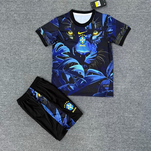 Ensemble pour enfant 25/26 ans Le 12 -ème Maillot, maillot Brésil spécial bleu, vêtements pour jeune garçon ou fille.