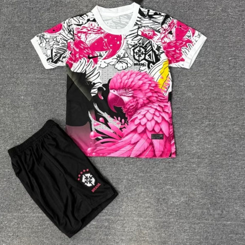 Ensemble pour enfant Le 12 -ème Maillot Brésil spécial rouge, taille 25/26, vêtements colorés et confortables pour enfants.