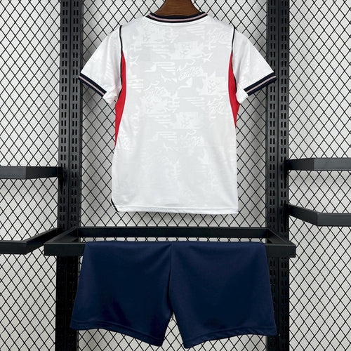 Ensemble enfant 25/26 ans Le 12 -ème Maillot, maillot domicile Angleterre, vêtements pour jeunes garçons, tenue de football.