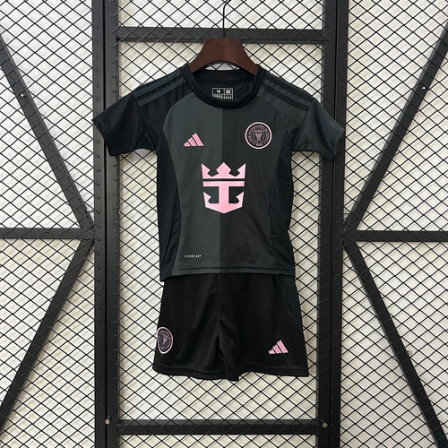 Ensemble pour enfant Inter Miami Le 12-ème Maillot, taille 25/26, vêtement bleu avec logo de l'équipe.