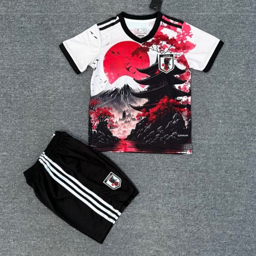 Ensemble pour enfant 25/26 ans Le 12 -ème Maillot, style japonais rouge, vêtement coloré pour jeunes enfants.