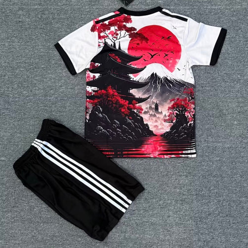 Ensemble enfant 2-3 ans Le 12 -ème Maillot, japonais rouge, veste et pantalon, vêtements pour jeune enfant.