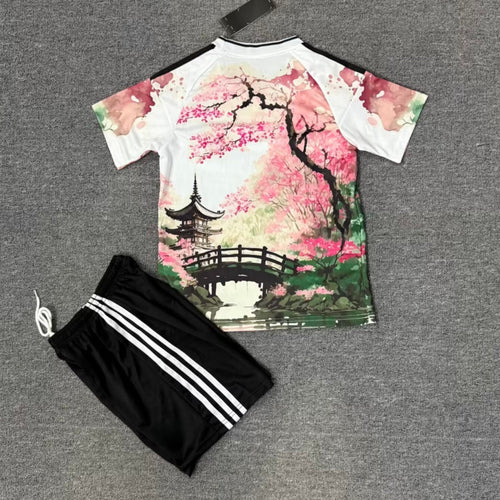 Ensemble pour enfant Le 12 -ème Maillot, taille 25/26, motif japonais rose, vêtement confortable pour jeunes enfants.