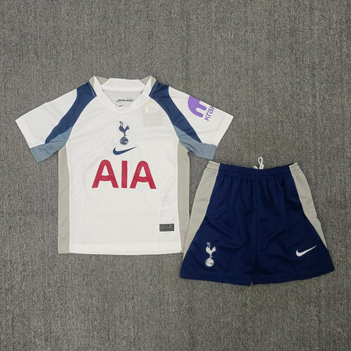 Ensemble pour enfant Tottenham Domicile Le 12 -ème Maillot, taille 25/26, maillot et short assortis, bleu et blanc.