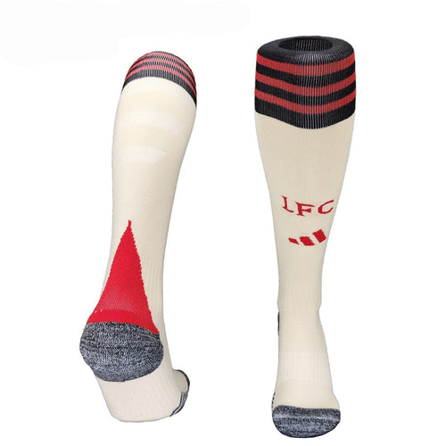 Chaussettes Liverpool Extérieur de Le 12 -ème Maillot, noir avec logo, pour supporter de football.
