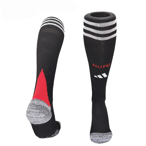 Chaussettes domicile Manchester United Le 12 -ème Maillot, en coton avec logo rouge et blanc, pour supporter le club.