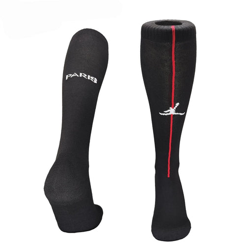 Chaussettes Paris quatrième de la marque Le 12-ème Maillot, motif coloré et confortable, en coton, pour homme ou femme.