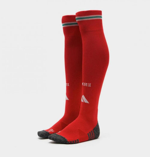 Chaussettes wales domicile Le 12 -ème Maillot, design rayé en bleu et blanc, confortables pour supporter votre équipe favorite.