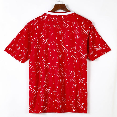 Maillot domicile rétro Liverpool 1989-1991, marque Le 12, conçu pour les fans de football et la collection vintage.