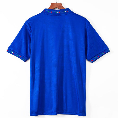 Maillot domicile Italie 1994 Le 12 -ème Maillot, maillot de football rétro, détails du maillot italien vintage.