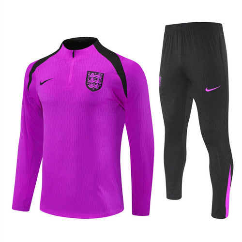 Ensemble de football Allemagne contre Angleterre 25/26, maillot violet Le 12 -ème Maillot, vue de face.