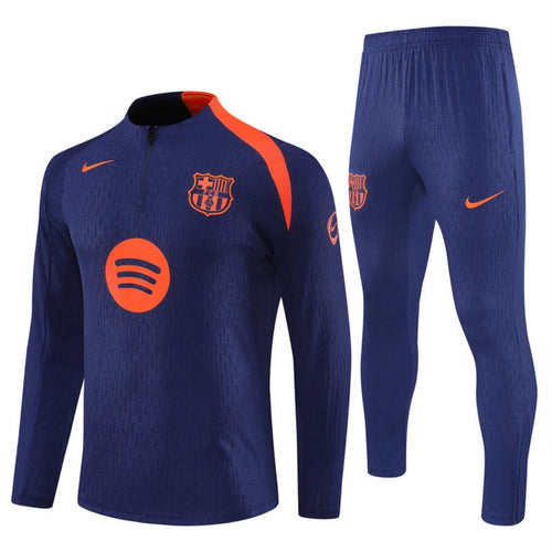 Ensemble Barcelone bleu Le 12 -ème Maillot 25/26, maillot et short de football pour jeunes, style spécial.