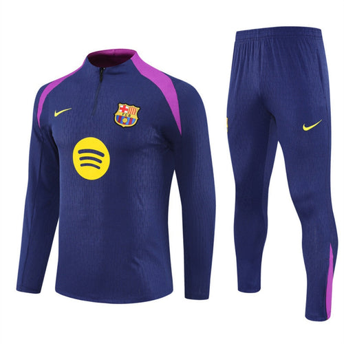 Ensemble de football Barcelone spécial bleu pour 25/26 ans, marque Le 12 -ème Maillot, maillot et short assortis.