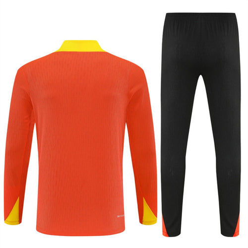 Ensemble de football Brésil orange pour enfants, marque Le 12 -ème Maillot, taille 25/26, jersey et short assortis