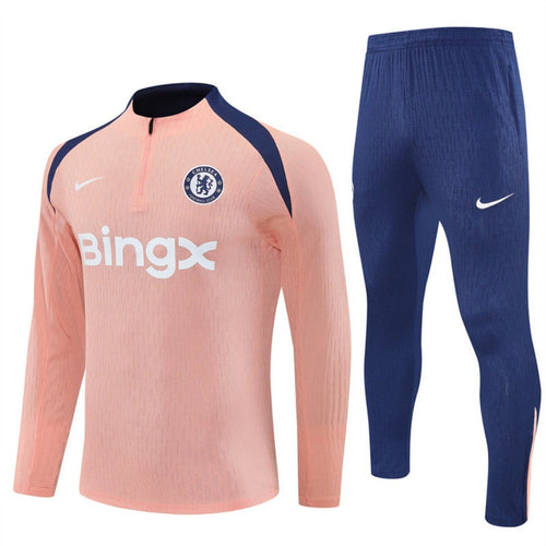 Ensemble Chelsea rose pour enfants Le 12 -ème Maillot, haut et pantalon rose, style décontracté et confortable pour garçon.