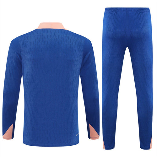Ensemble France bleu pour enfant, marque Le 12 -ème Maillot, vêtements sports ou décontractés, couleur bleu, taille 25/26.