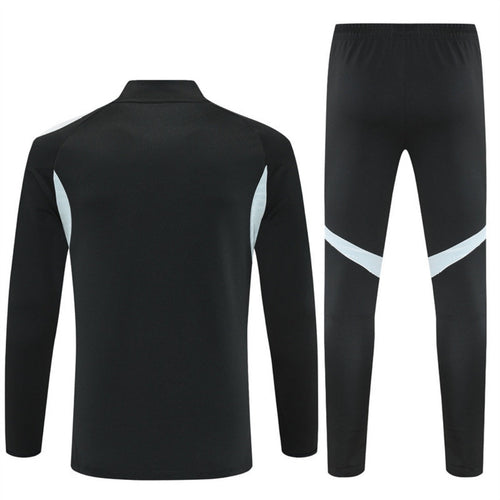 Ensemble Inter Miami noir pour enfant, marque Le 12 -ème Maillot, veste et pantalon pour la saison 2025/2026