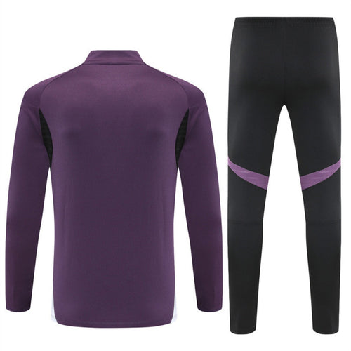 Ensemble Manchester United violet 25/26 de Le 12 -ème Maillot, maillot et short assortis pour supporter.