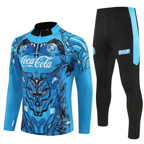 Ensemble Naples blue Le 12 -ème Maillot pour enfants, haut et pantalon assortis, en tissu doux et confortable.