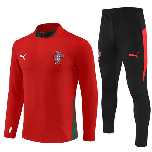 Ensemble Portugal rouge Le 12 -ème Maillot pour enfants en taille 25/26, vêtements de sport colorés et confortables.