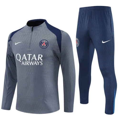 Ensemble PSG gris pour enfant, marque Le 12 -ème Maillot, comprenant maillot et short assortis, pour jeunes fans de football.