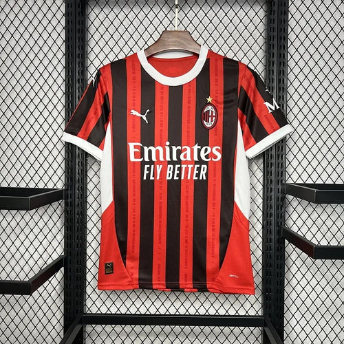 Maillot de football AC Milan 2024/25 Le 12 -ème Maillot, maillot officiel de l'équipe de football.