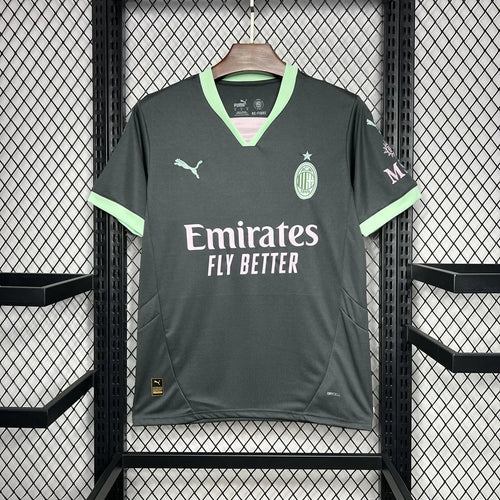 Maillot extérieur de football AC Milan 2024-2025, marque Le 12-ème Maillot, avec logo et design officiel visible.