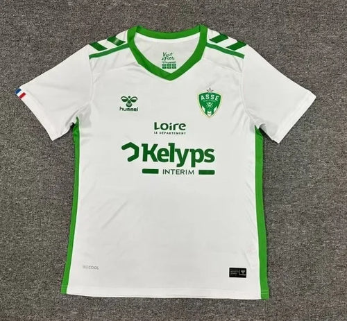 Maillot de football extérieur AS Saint-Étienne 2024-2025, marque Le 12-ème Maillot, logo et design visible.