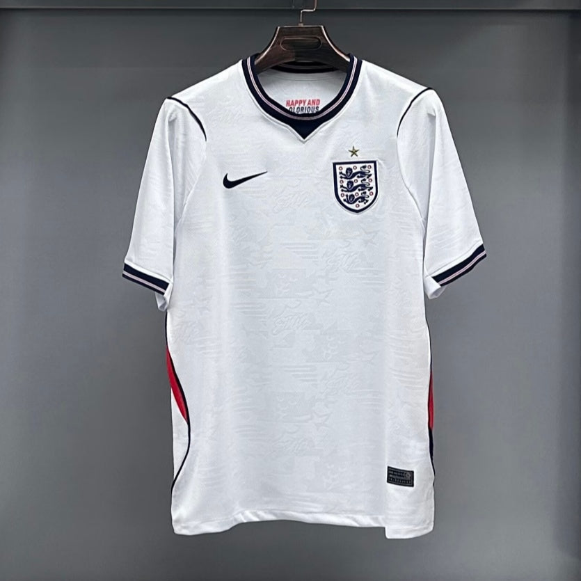Maillot domicile 25/26 Angleterre Le 12 -ème Maillot, maillot de football avec logo de l'équipe anglaise.