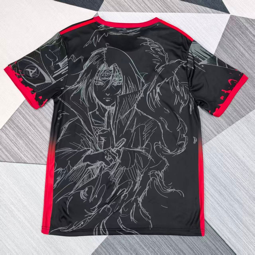 Maillot 25/26 Japan anime spécial noir Z de Le 12 -ème Maillot, design unique et graphique visible sur le vêtement.
