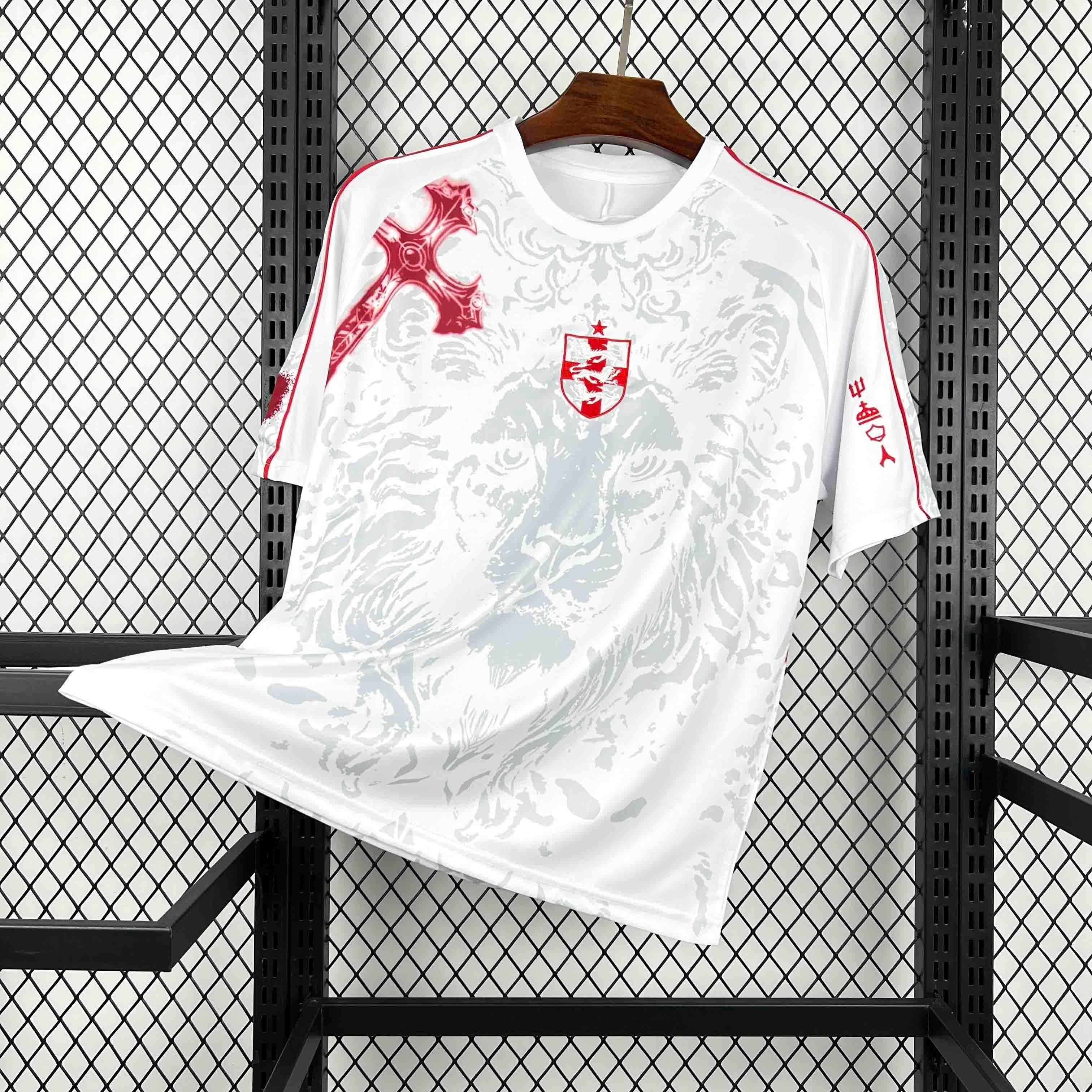 Maillot de football Angleterre Becks 2025 de Le 12 -ème Maillot, vue de face avec logo et détails du design.