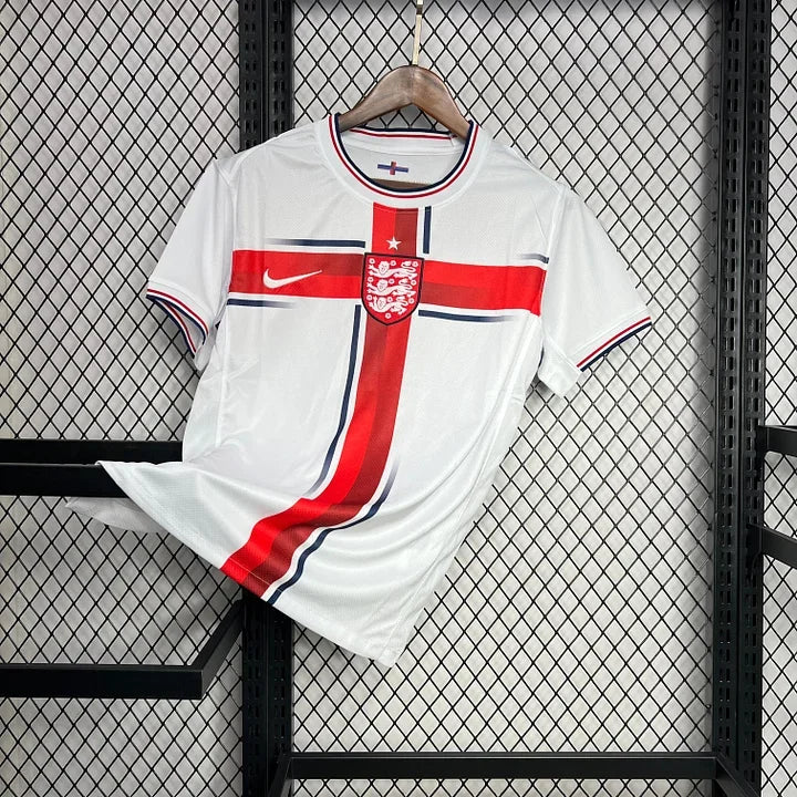 Maillot de football Angleterre 2024-2025 Le 12-ème Maillot, maillot officiel avec logo et design de l'équipe nationale.